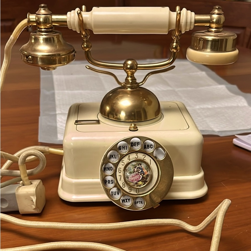 Retro French style phone. Made in Japan